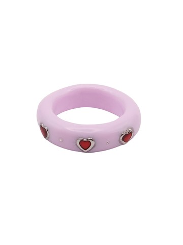 Heart Button Ring