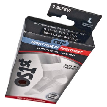 OS1st 減壓足弓襪套  L  白色  1個