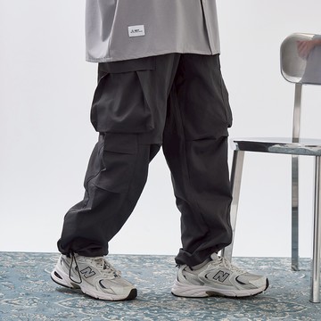 CACO-厚磅修身工裝電繡口袋褲(三色)-男【K1NA711】