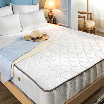 【obis】Chloe親膚二線蜂巢獨立筒床墊加大6x6.2尺