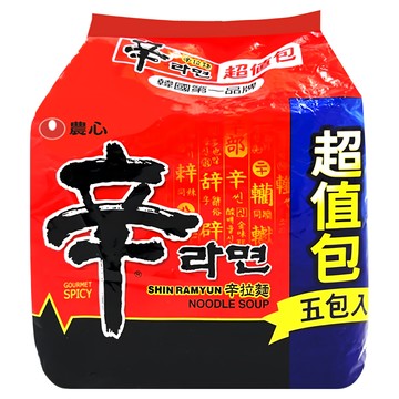 NONGSHIM 農心 辛拉麵超值組 120g  5包