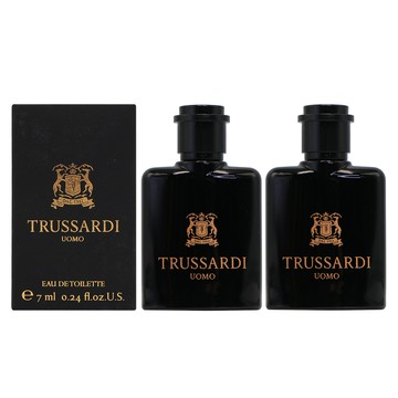 TRUSSARDI UOMO男性淡香水 7ml 小香 X2入組