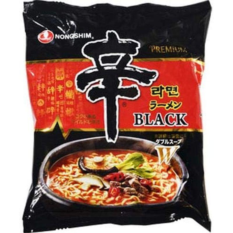 農心ジャパン 辛ラーメンブラック袋130g