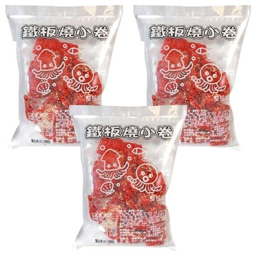 嘉南食品 鐵板燒小卷 風味  140g  3包