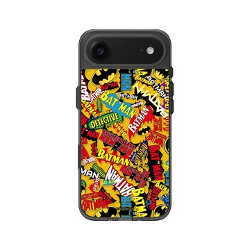 iPhone Air Clear (相機按鈕) 酷墨灰 - Batman 蝙蝠俠 - Logo貼紙款