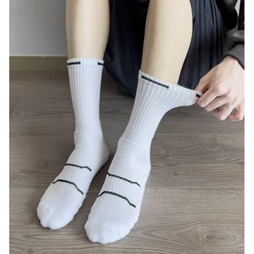 現貨在台｜毛巾底按摩運動襪 吸汗透氣 中統襪 男襪