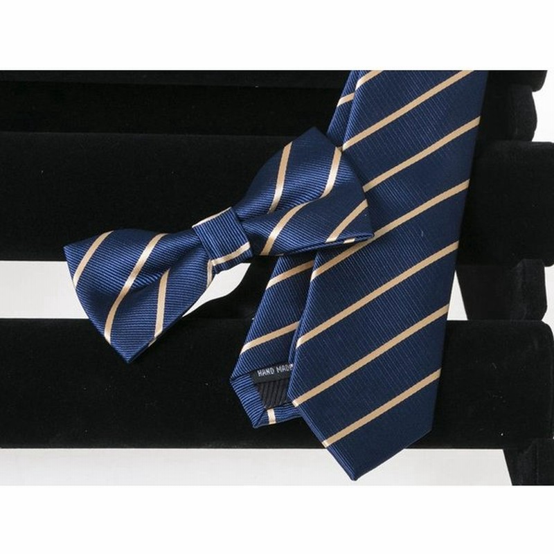 メンズファッション ビジネス カジュアル お洒落 ネクタイ 蝶ネクタイ 2点セット ブルー ストライプ 通販 Lineポイント最大0 5 Get Lineショッピング