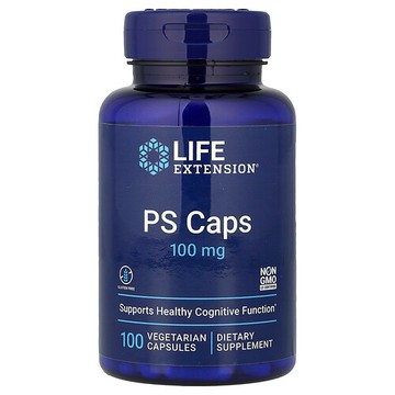 Life Extension, PS Caps，100 毫克，100 粒素食膠囊