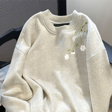 時尚百搭衛衣 秋冬衛衣 舒適寬鬆衛衣 休閒款上衣 加絨加厚衛衣 長袖男女 情侶衛衣 美式潮流上衣 圓領衛衣女 大學T 衛