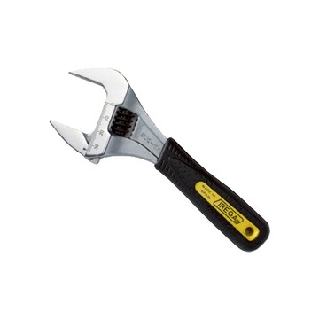 IREGA SWO 92膠柄活動板手 6吋 加強鉻釩鋼 短型握把 超大開口 附公制刻度  1個