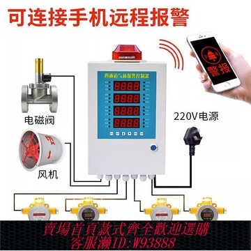 天然氣報警器 【93%好評率】可燃氣體報警探測器工業商用液化氣天然氣油漆煤氣燃氣泄漏報警器