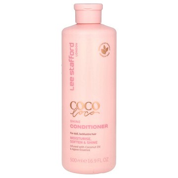 Lee Stafford, Coco Loco，亮發護髮素，適合暗沉、無光澤的頭髮，16.9 液量盎司（500 毫升）