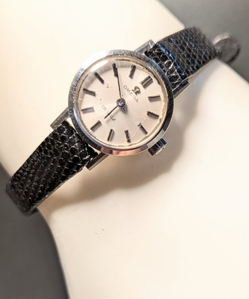 Omega 手上鍊機械錶 古董錶18寬 vintage watch