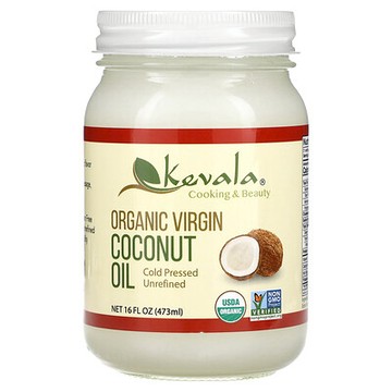 Kevala, 有機初榨椰子油，16 液量盎司（473 毫升）