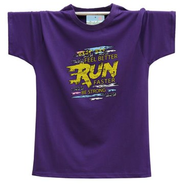 歐美簡約時尚大碼男裝短袖T恤 青少年親膚純棉運動服加大號打底衫