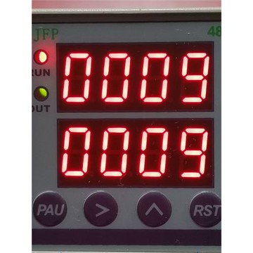 智能雙數顯計測器計數器時間繼電器轉數表累時器NJFP482