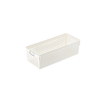 品木 010方格籃(白) BQ-0210