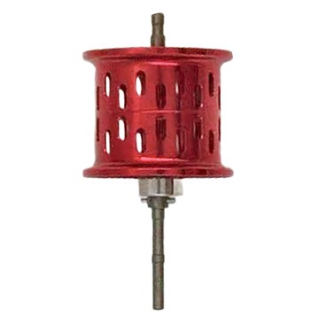 J STREAM 釣魚配件 鋁合金改裝線杯 FOR ABU  金屬紅  1個  10.2g