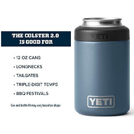 YETI (イエティ) ランブラー 12オンス コルスター 保冷用缶ホルダー 標準サイズの缶用 ノルディックブルー並行輸入品