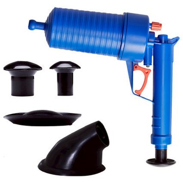 下水道管道馬桶水管阻塞疏通 配備馬桶專用堵頭  27.5 x 9.5 x 28cm  藍色  1個