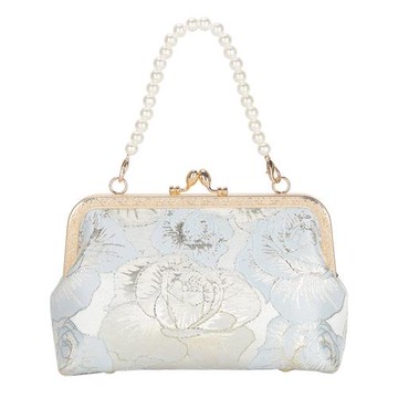 上新成品中國風珍珠旗袍包優雅大氣手提包斜挎兩用精美高質量包包