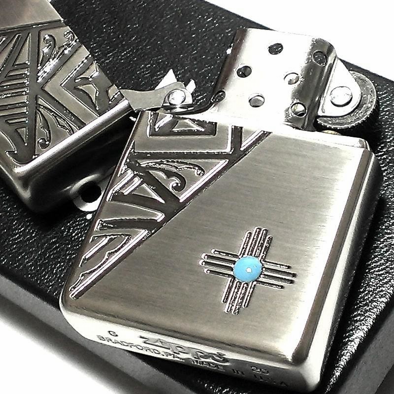 ZIPPO サンダーバード 御守り ジッポ ライター 青 エッチング