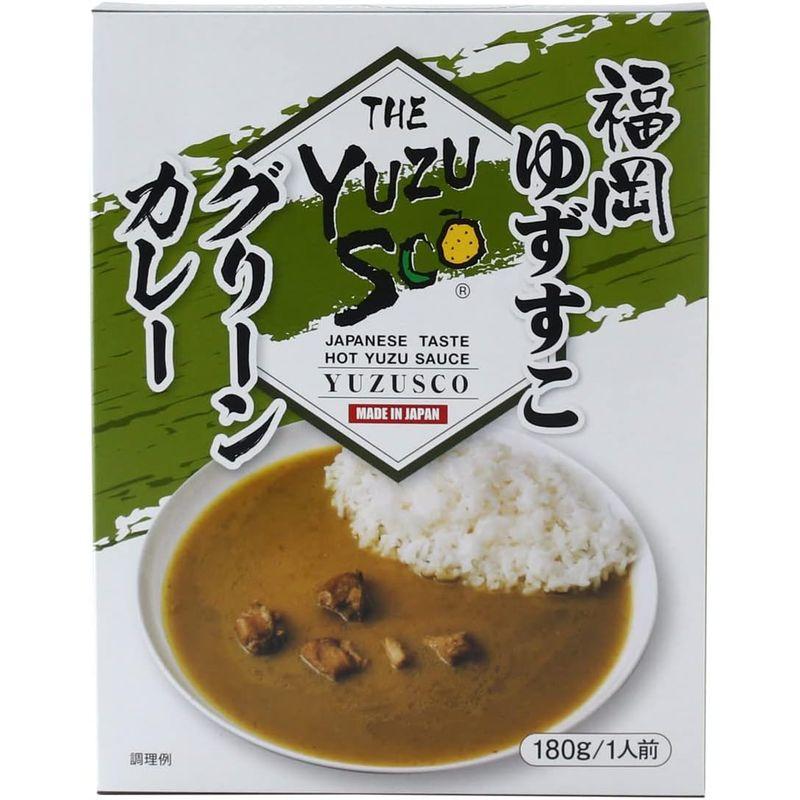 高橋商店 カレー 福岡ゆずすこ グリーンカレー 180g