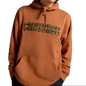 Converse Elevated Logo Graphic Hoodie 'Dark Orange'