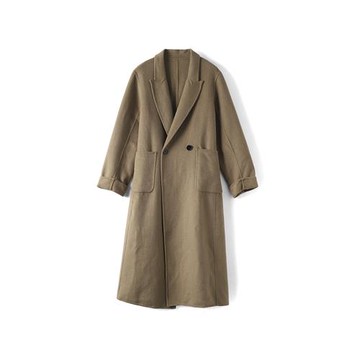 【5折清倉】梵系列專柜1999純羊毛雙面呢外套花溪2025年冬季