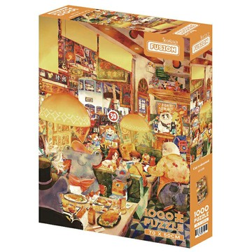 botop - Botop Fusion 貓貓餐廳 1000片正版拼圖 進口藍卡紙 51129