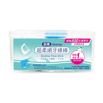 刷樂超柔順牙線棒 500支入