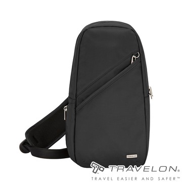 【Travelon美國防盜包】Classic 防盜斜背包 (TL-42887黑)