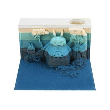 宮崎駿龍貓微縮模型3D立體便簽紙定制來圖男女生日兒童節禮物品