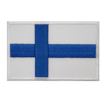 DIY刺繡徽章 芬蘭 布藝立體繡貼 外套 臂章 造型 熱燙布貼 士氣章 熨斗袖標 熨燙背包貼 裝飾貼 肩章 _廠商直送