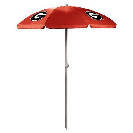 (Red) NCAA Georgia Bulldogs Portable Sunshade Umbrella, Red