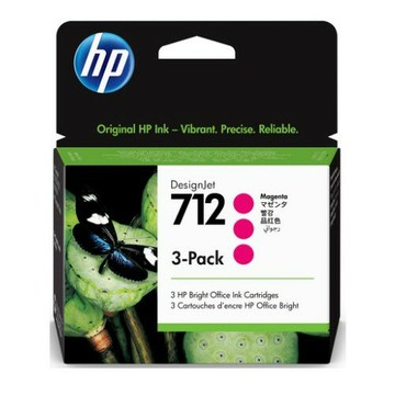 滿額現折180★【請先詢問貨況】HP 712 29 毫升 紅色墨水匣 (3ED78A) 3包裝 適用 DesignJet T250/T650