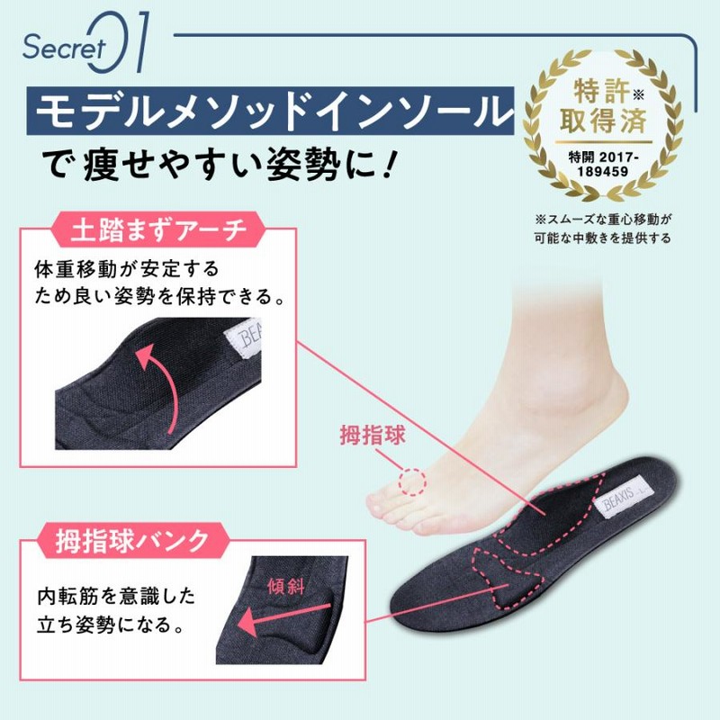 今村式スリムコアスニーカー BEAXIS(ビーアクシス)】ダイエット 