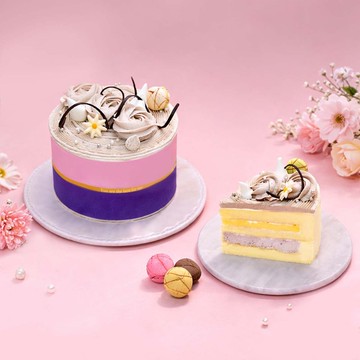 【溫莎堡】芋香玫瑰 6-8吋【母親節蛋糕/大甲芋頭/芋頭布丁】