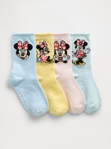 Gap × Disney迪士尼幼兒米妮老鼠中筒襪（4雙組）