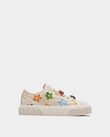 MARC JACOBS 雛菊帆布低筒運動鞋 - 37