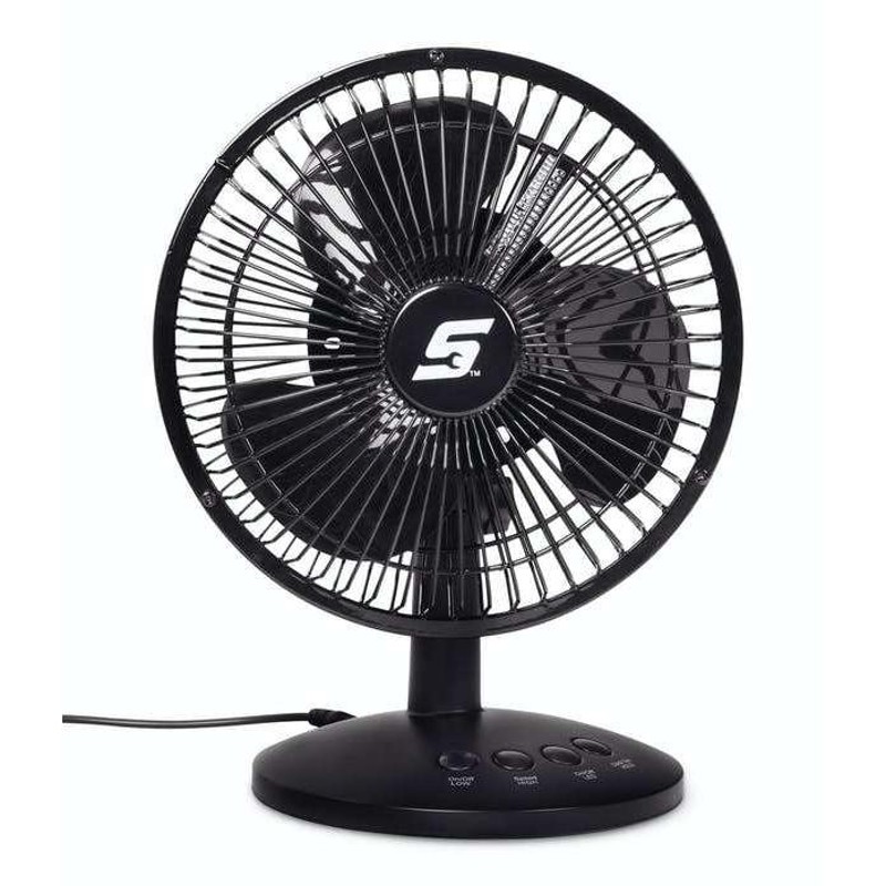 snap-on LED Clock Fan-Black 新品未使用