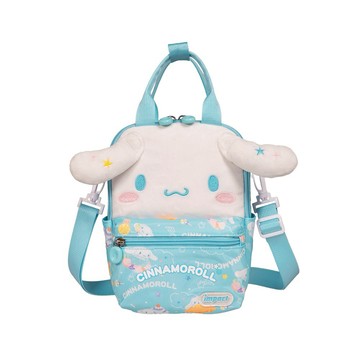 【IMPACT】 怡寶兒童包 | 大耳狗喜拿兩用後背包(小)-白配藍