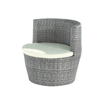 柏蒂家居-路可休閒餐椅/陽台藤編椅/戶外庭院椅/洽談椅-含坐墊-61x61x63cm