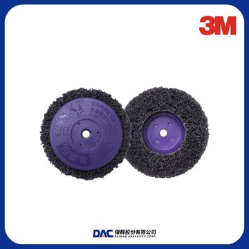 3M 紫金剛研磨盤 (4吋，有牙、無牙)(4.5吋，無牙)(除漆)(除鏽)【傑群工業補給站】