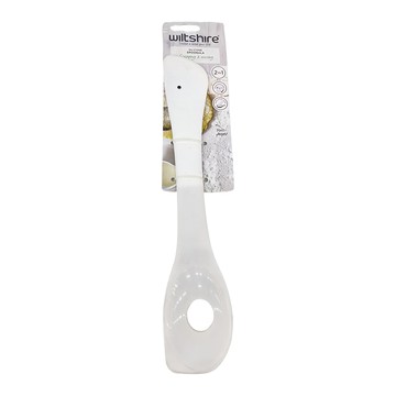 Wiltshire 兩用矽膠刮刀 Spoonula  白色  1支