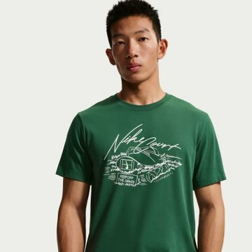 NIKE 短袖上衣 男 AS M NK DF TEE STD WIMB 綠 IR4938-341