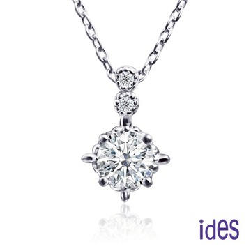 [ides愛蒂思] 日系輕珠寶14K金設計款30分F/VS2鑽石項鍊鎖骨鍊/珍愛