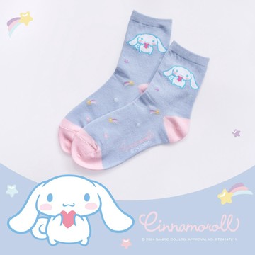 Sanrio 三麗鷗大耳狗童襪 喜拿中筒襪 女童襪 中統襪 三麗鷗長襪  童襪【ONEDER 旺達棉品】CN-703