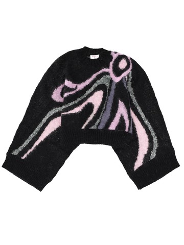 pucci "marble inlay" print sweater