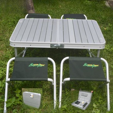 卡娜帝亞戶外露營裝備 便攜超輕全鋁合金戶外折疊桌椅 燒烤野餐桌